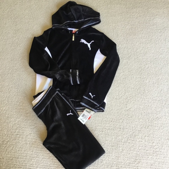 Puma Monochrome Hoodie and Pants Set size L-XL - Picture 4 of 6